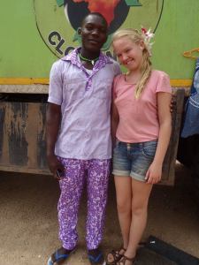 Philipe from Benin, in Ghana!