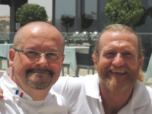 Chef Daniel Egroteau and Sampson...